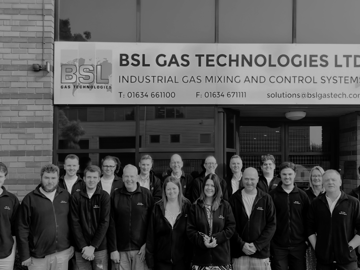 BSL team photo header black & white